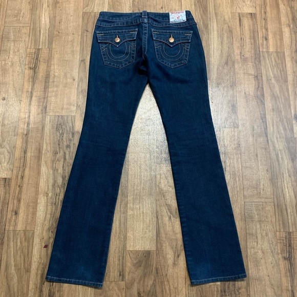 True Religion Billy Skinny Dark Denim Jeans 27 - Picture 6 of 9